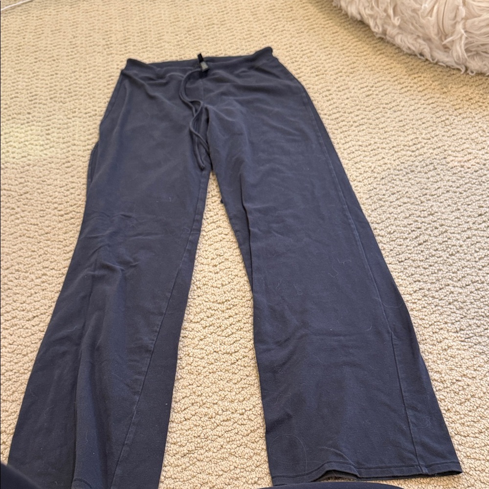 Skims Straight Leg Pant Black